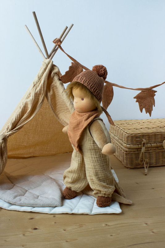 Anfertigung Schmusepuppe Fynn 35 cm