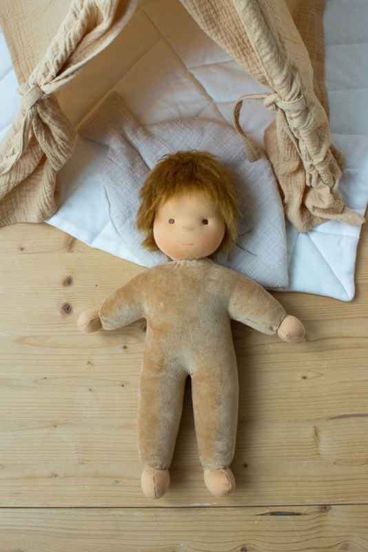 Anfertigung Schmusepuppe Fynn 35 cm