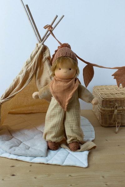 Anfertigung Schmusepuppe Fynn 35 cm