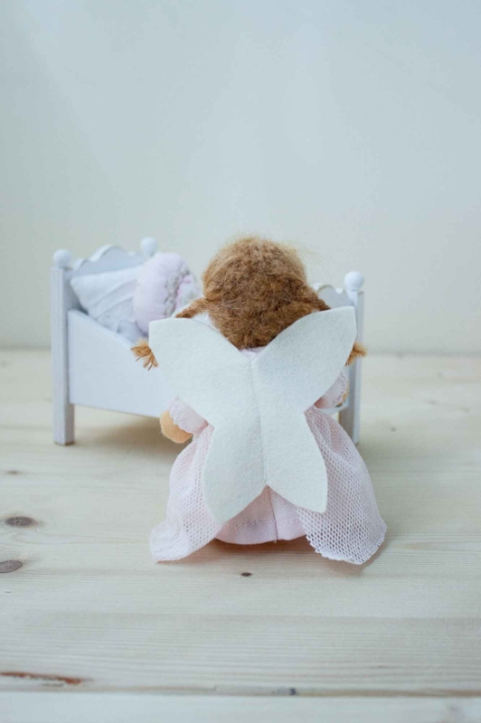 Biegep&uuml;ppchen-Zahnfee mit Fl&uuml;geln und Beutel