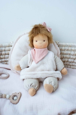 Anfertigung Schmusepuppe Julie 32 cm